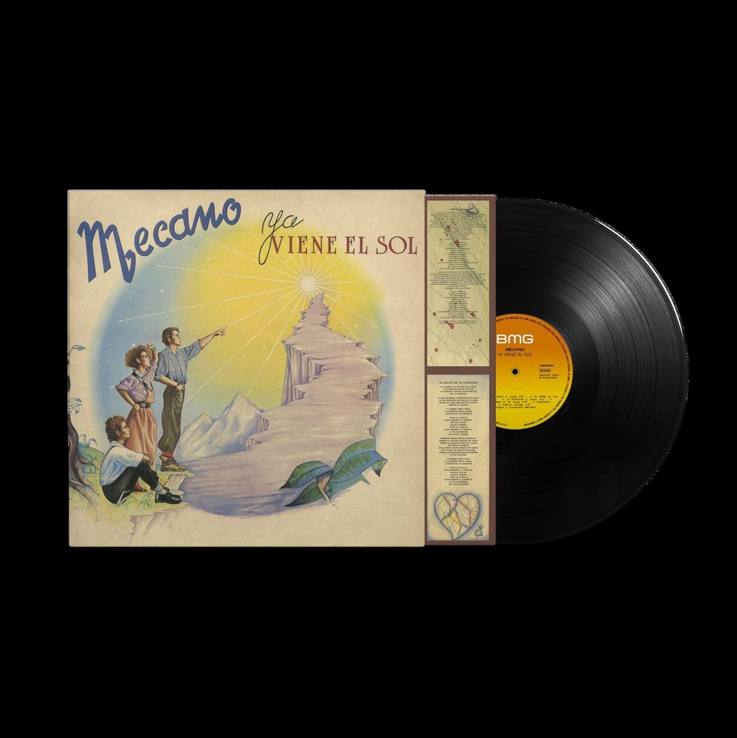 mecano ya viene el sol disco vinilo lp coleccion