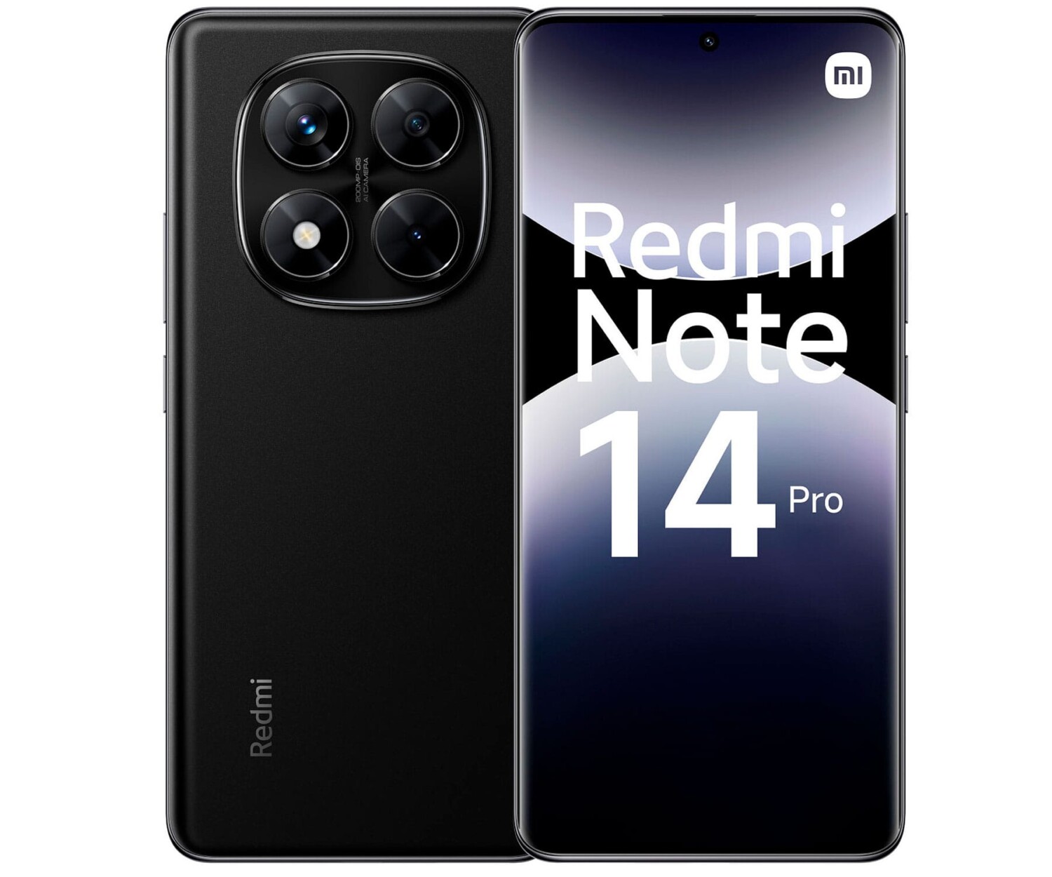 XIAOMI REDMI NOTE14 PRO 4G NEGRO MEDIANOCHE / 8+256GB / 6.67" AMOLED 120HZ FULL HD+