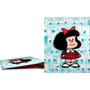 CARPETA A4 FORRADA 4 ANILLAS 25MM MAFALDA 23 VIÑETAS -