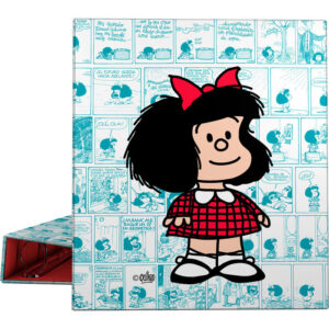 CARPETA A4 FORRADA 4 ANILLAS 40MM MAFALDA 23 VIÑETAS -