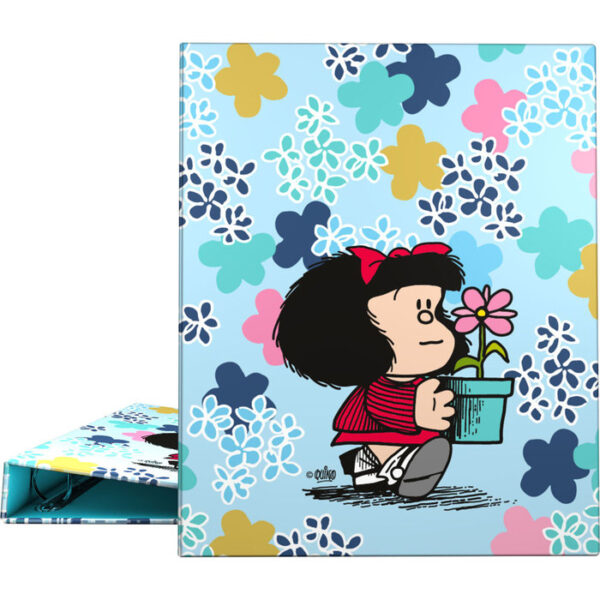 CARPETA A4 FORRADA 4 ANILLAS 25 MM MAFALDA 24 LIVELY -
