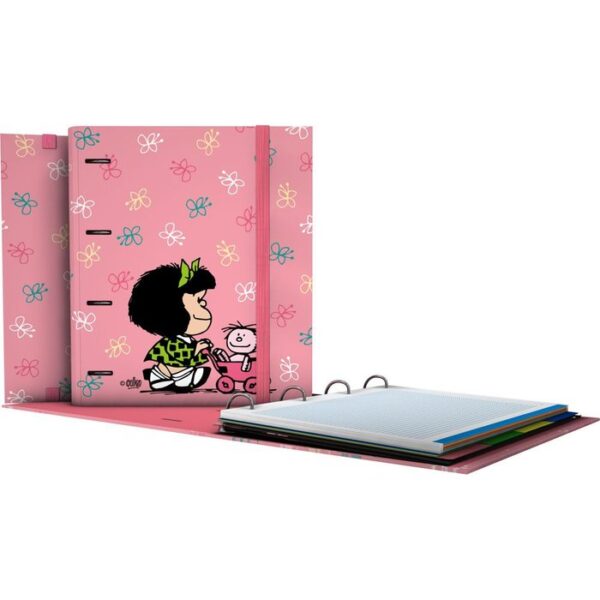 CARPEBOOK 4 ANILLAS 35 MM A4 MAFALDA 25 BABY CART -