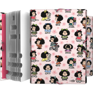 CARPETA CLASIFICADORA FORRADA SOLAPAS MAFALDA 23 UNICA -