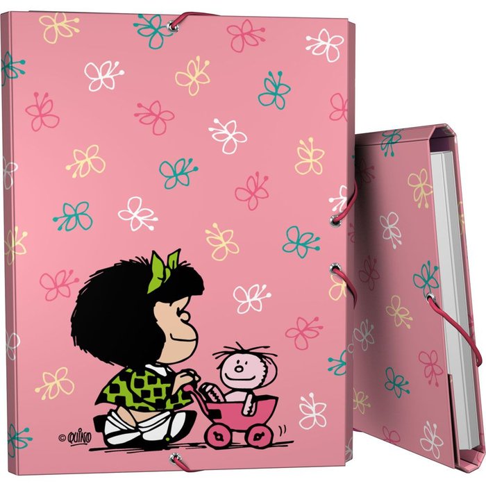 CARPETA 3 SOLAPAS FORRADO MAFALDA 25 BABY CART -