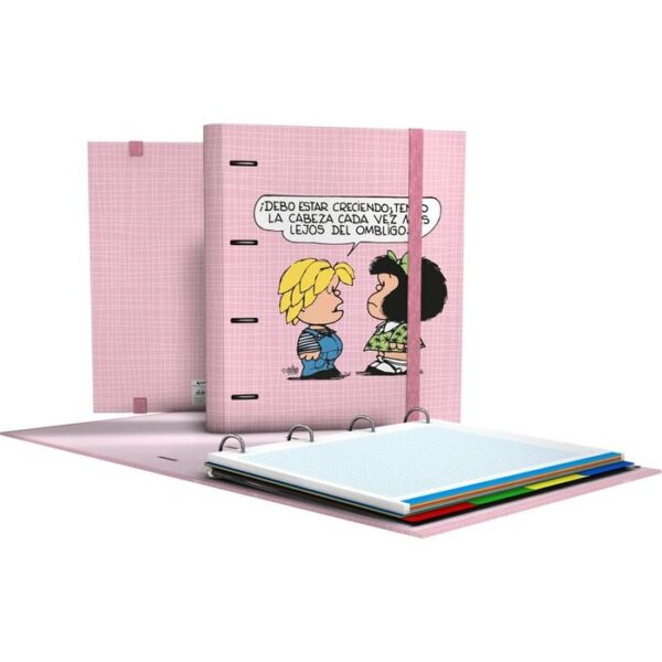 CARPEBOOK 4 ANILLAS 35MM A4 MAFALDA 20 BELLY -