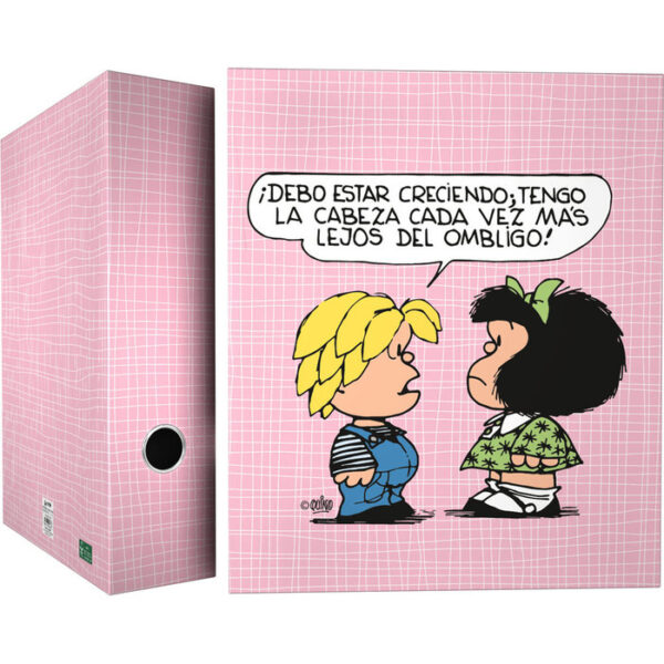 CARPETA A4 4 ANILLAS 40MM FORRADA A4 MAFALDA 20 BELLY -
