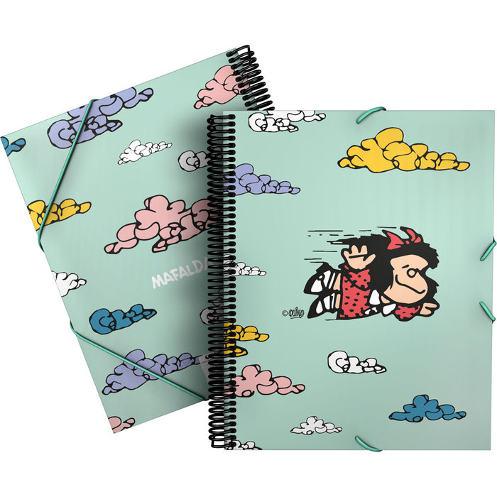CARPETA 30 FUNDAS MAXIPLAS PP MAFALDA 22 VOLANDODOR -