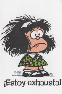 MAFALDA ESTOY EXHAUSTA CUADERNO PEQUEÑO - QUINO