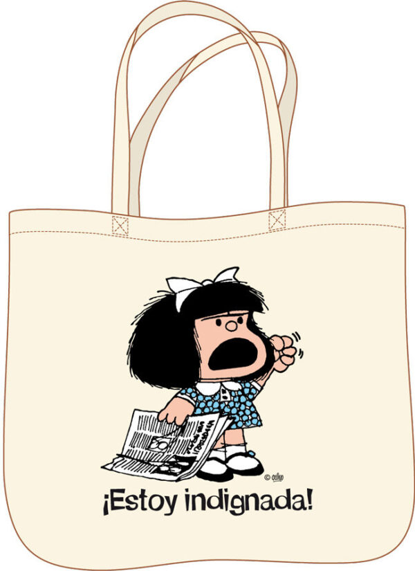 BOLSA MAFALDA TOTE BAG ESTOY INDIGNADA - QUINO