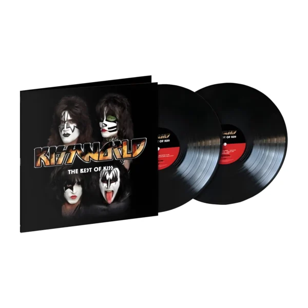 el recopilatorio doble de kiss en disco de vinilo