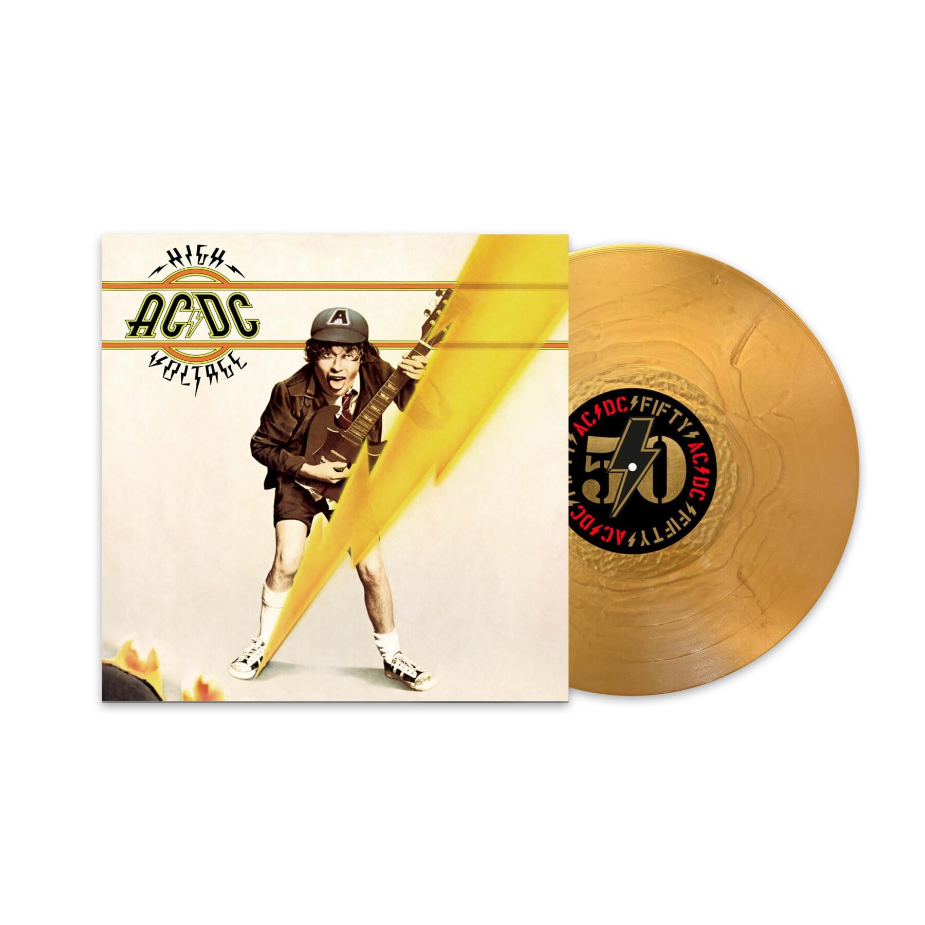 ac dc high voltage disco vinilo lp badalona dorado