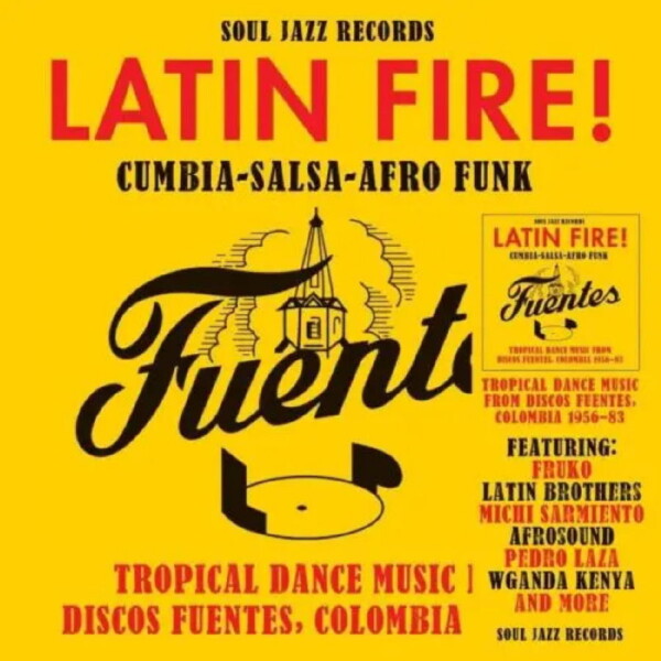 vinyl LP compilation salsa cumbia latino fire