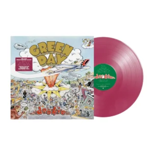 green day discos de vinilo coleccionista color frambuesa rojo