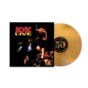 disco acdc directo color dorado vinilo lp