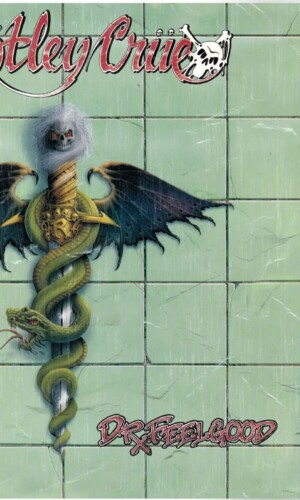 Motley Crüe's album Doctor Feelgood on vinyl LP heavy
