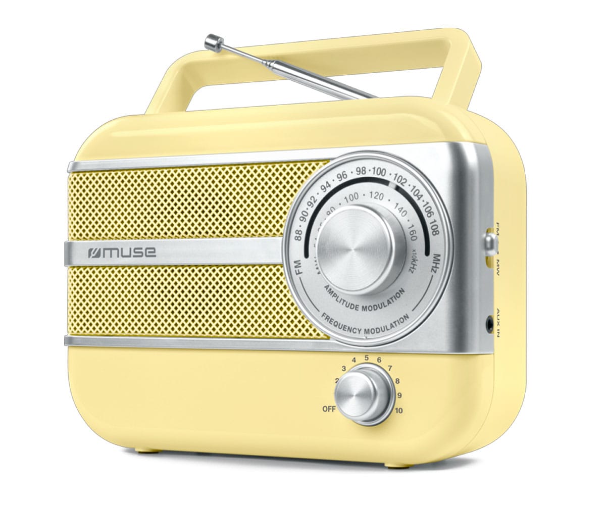 RADIO ESTILO RETRO VESPA COLOR VEIGE