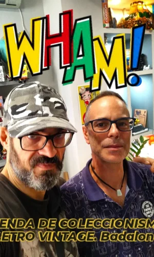 Israel y Fernifrik en wham vintage store badalona el bazar cultural definitivo de barcelona