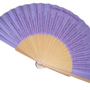 CARMEN MARTIN GAITE PURPLE FAN -