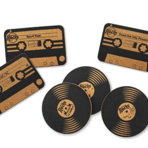 SET DE POSAVASOS ROCKEROS -