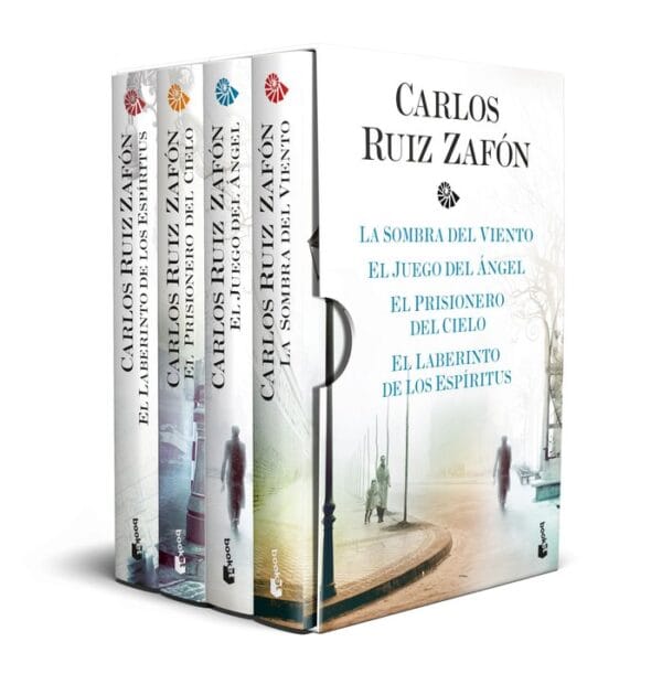ESTUCHE TETRALOGIA LA SOMBRA DEL VIENTO - CARLOS RUIZ ZAFON