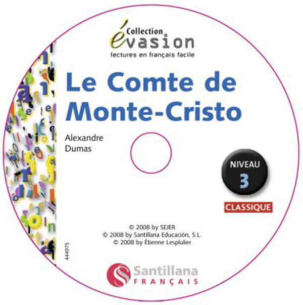 COMTE MONTE CRISTO,LE+CD EVASION 3 PACK - DUMAS,ALEXANDRE - SANTILLANA