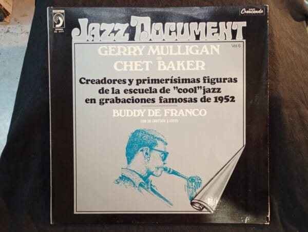 Gerry Mulligan quartet con Chet Baker y Buddy de Franco quartet & chorus - VVAA Jazz Document Vol. 6 - LP Ocasión