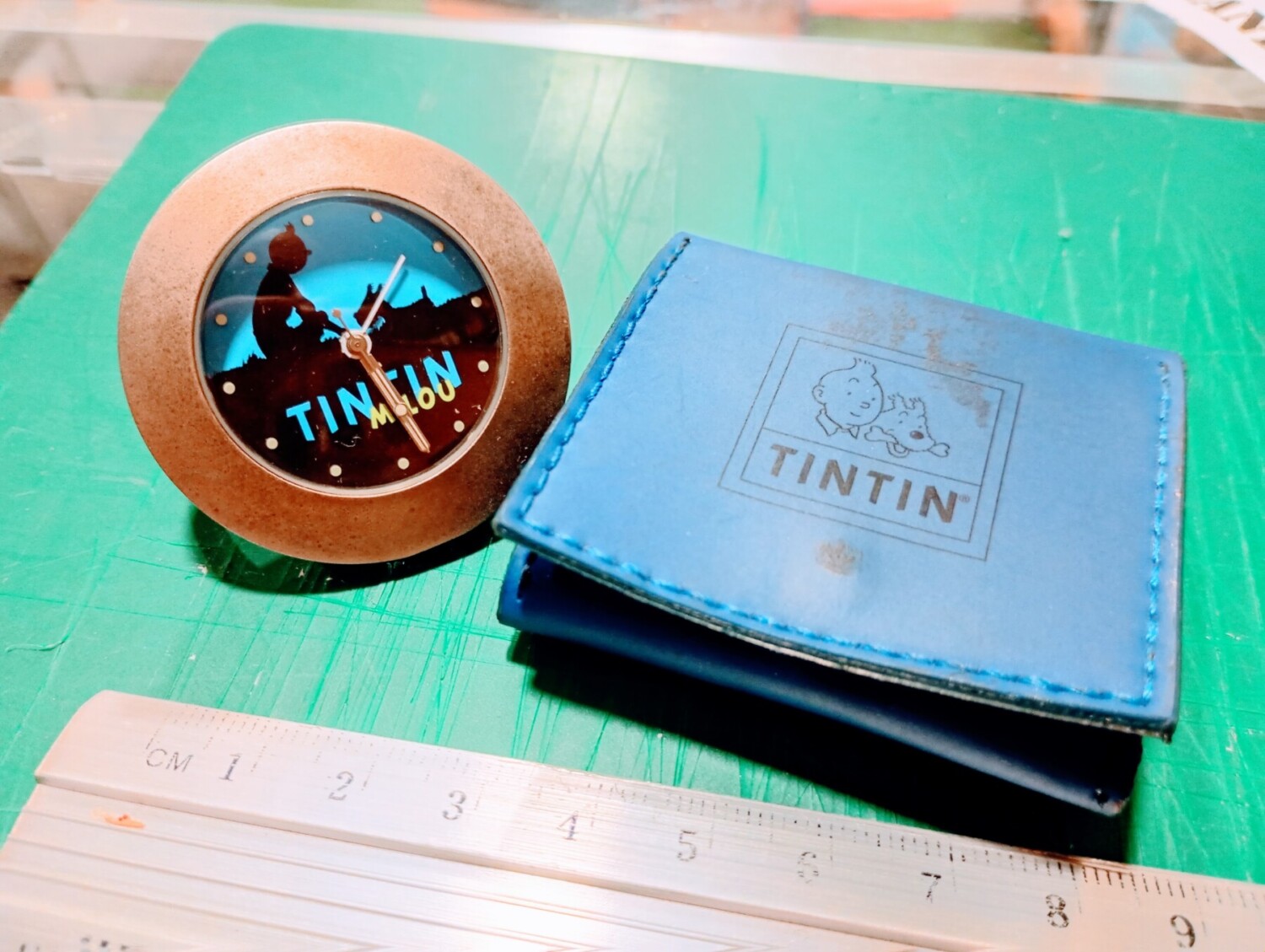 reloj de bolsillo de colección de tintin