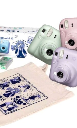 Kit Regalo Cámara Instantánea y Bolsa Instax Mini Fujifilm Varios colores