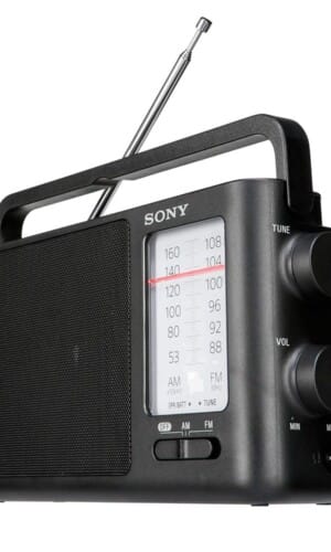 Sony analog FM radio, grandpa or old dial