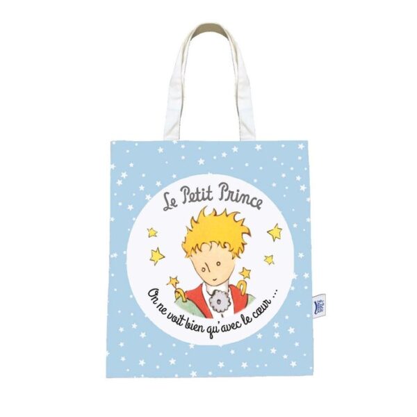 BOLSA DE TELA EL PRINCIPITO CON ESTRELLAS -