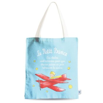 SAC CABAS LE PETIT PRINCE AVION -