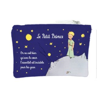 ESTUCHE NECESER DE TELA EL PRINCIPITO AZUL MARINO -