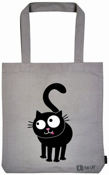 BORSA DE TELA DE LA COMPRA ED EL GAT GRIS -