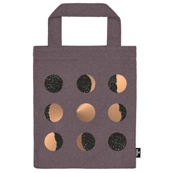 BOLSA DE TELA PARA LIBRO FASES LUNARES -