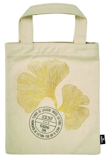 BOLSA DE TELA DE LIBROS TIEMPO DE LECTURA -