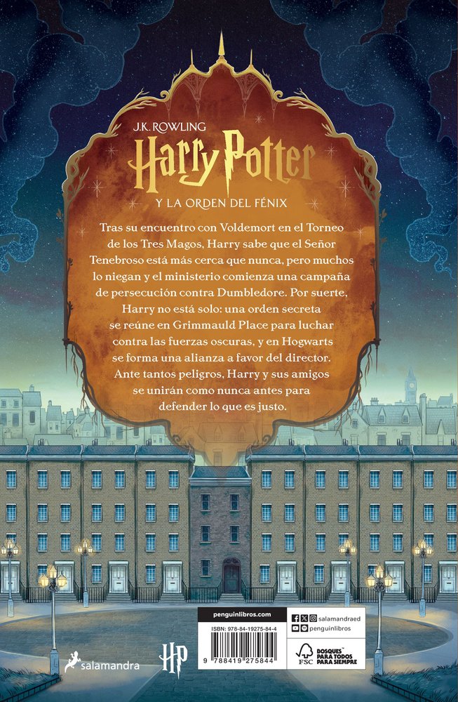 HARRY POTTER Y LA ORDEN DEL FENIX - Nueva edición ilustrada - J.K. Rowling y Xavier Bonet - Image 2