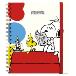 LIBRETA TAPA DURA A5 CON ESPIRAL SNOOPY COLORFULL - PREMIUM PAPER Colección SNOOPY COLORFUL