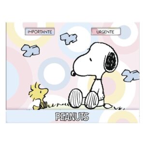TACO DE NOTAS CON VENTANA SNOOPY PASTEL - PREMIUM PAPER Colección SNOOPY PASTEL