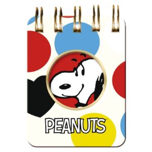 MINI BLOCK CON ESPIRAL SNOOPY COLORFULL - PREMIUM PAPER Colección SNOOPY COLORFUL