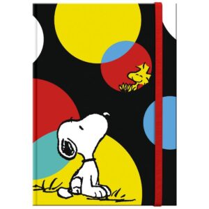 LIBRETA TAPA DURA MEDIANA A6 SNOOPY COLORFULL - PREMIUM PAPER Colección SNOOPY COLORFUL