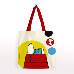 BOLSA ALGODON SNOOPY PEQUEÑA - 10 SIESTA - PREMIUM PAPER Colección SNOOPY 24