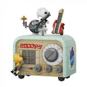 MAQUETA DE CONSTRUCCION SNOOPY RADIO - PANTASY Colección SNOOPY RETRO TIME SERIES