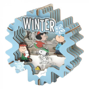 SNOOPY WINTER 3D DIORAMA MODEL WITH MOTION -
