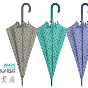 PARAGUAS MUJER 61/8 AUT, IMPRESION DE PUNTOS -