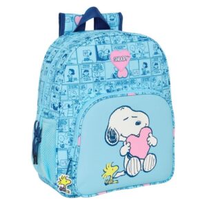 MOCHILA JUNIOR ADAPTABLE A CARRO SNOOPY LOVE - SAFTA, S,A, Colección SNOOPY LOVE