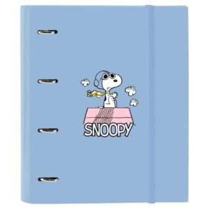 CARPEBLOC CON RECAMBIO A4 100 H, GOMA 5 SEPARADORES SNOOPY - SAFTA, S,A, Colección SNOOPY