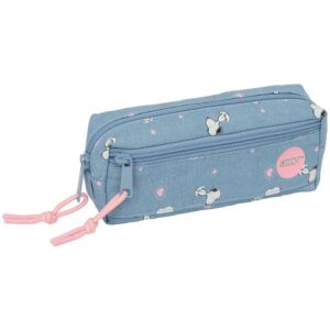 PORTATODO TRIPLE PEQ, C/GOMA ELAST, 22CM SNOOPY - SAFTA, S,A, Colección SNOOPY