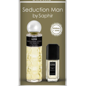 ESTUCHE DUPLO AUTOMATICO 200+30ML SEDUCTION MAN - SAPHIR Colección SAPHIR PARFUMS