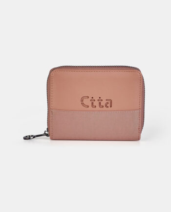 CARTERA BILLETERO RUMBA NUDE 13 X 10 CM - CAMINATTA Colección RUMBA