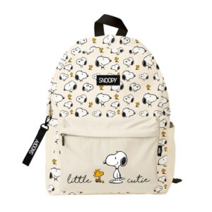 MOCHILA ESCOLAR CON BOLSILLO FRONTAL SNOOPY LAZY DAYS - GRUPO ERIK EDITORES Colección SNOOPY